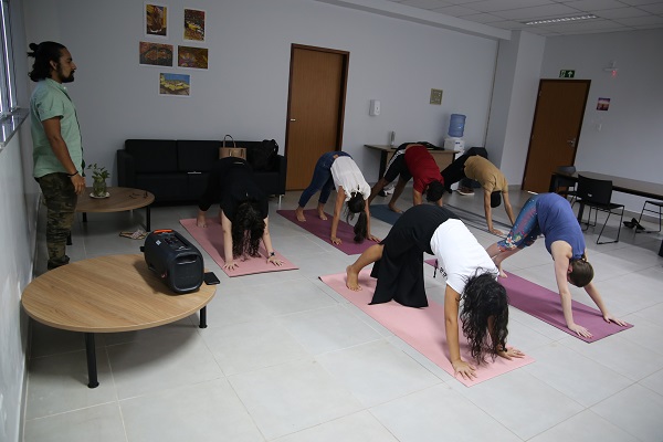 Yoga no campus