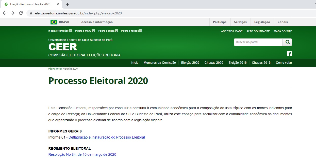 páginacomissãoeleitoral