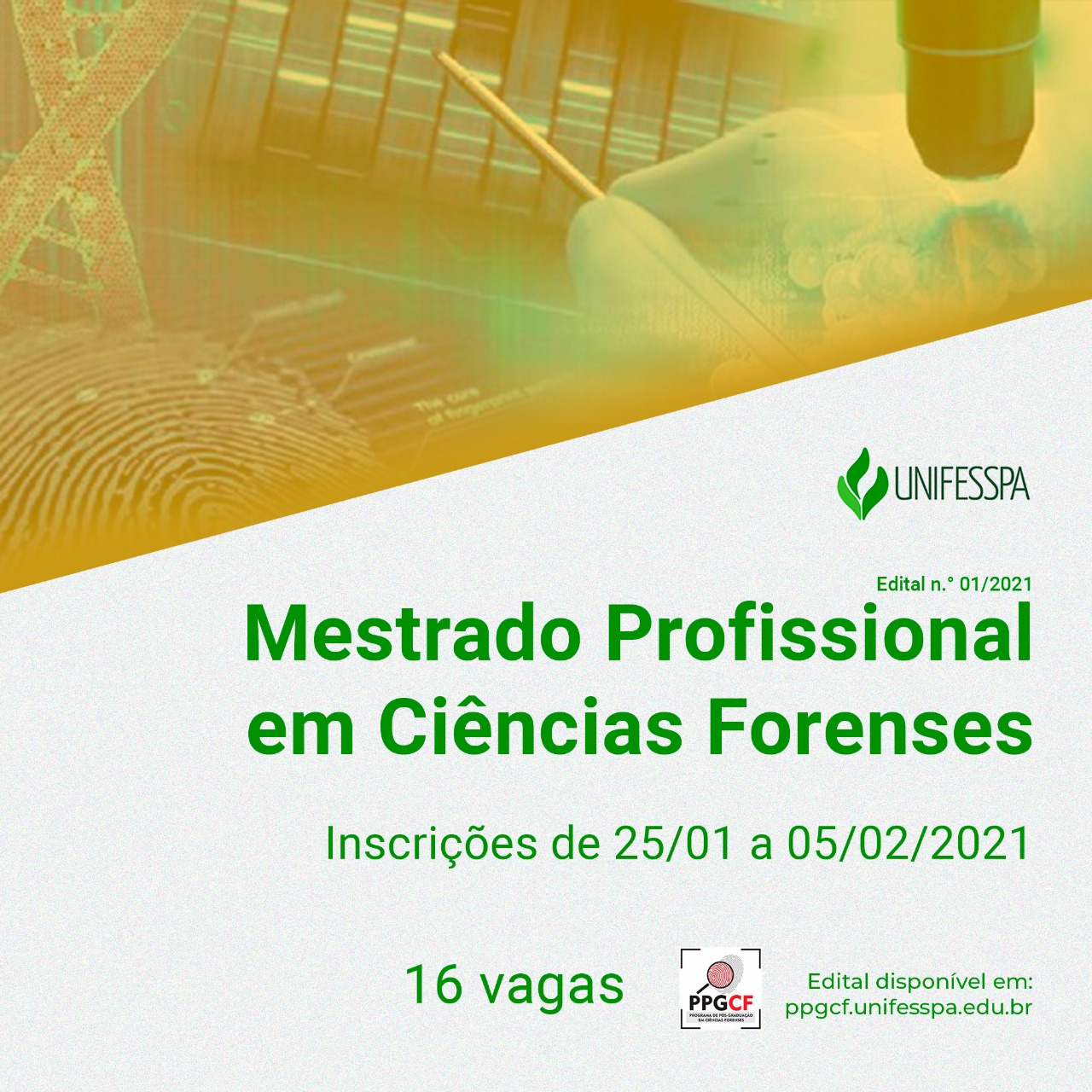 mestrado ciencias forenses