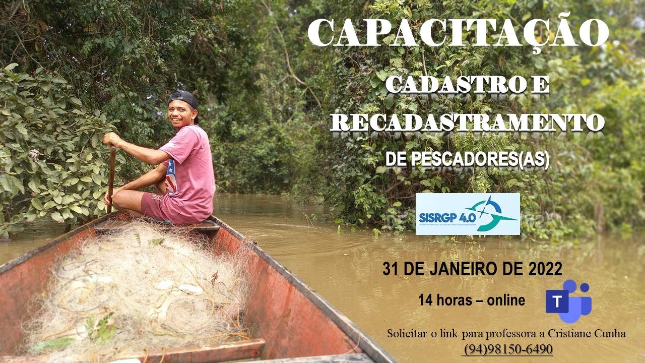 Capacitação cadastro de pescadores