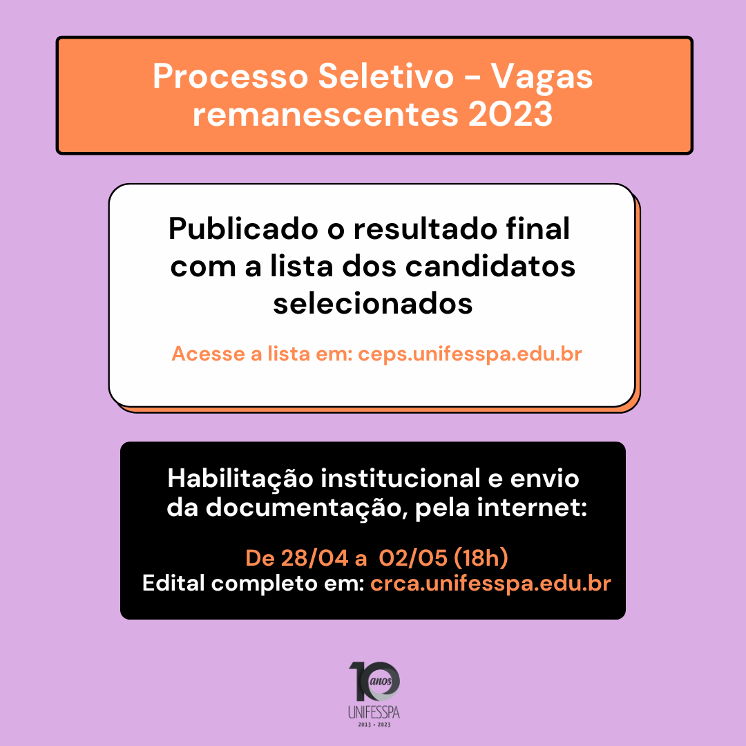 PS Vagas Remanescentes 2023 1