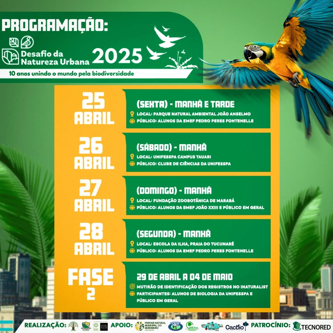 programacao natureza urbana