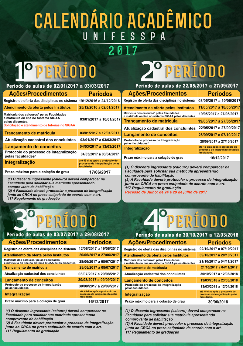 calendario academico