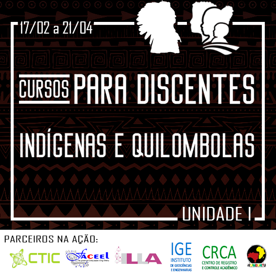 Curso para indígenas e quilombolas 2018